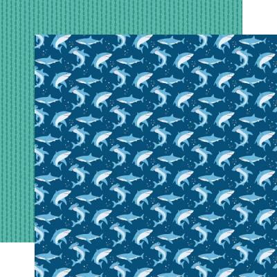 Echo Park Sea Life Designpapier - Shark Attack